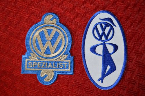 Vw vintage classic iron on volkswagen spezialist and mr. bubble head patches