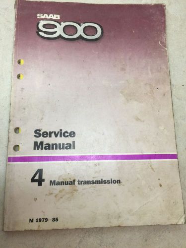 1979 saab 900 4 manual  transmission service repair shop manual factory 79