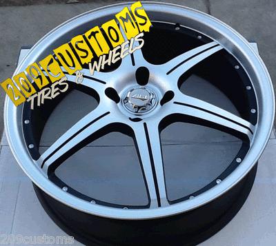 20" inch alt  wheels rims tires 20x7.5 4x114.3 honda accord 1999 2000 2001 2002 