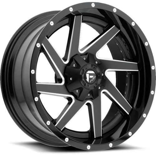 20x12 black fuel renegade d265 5x5 &amp; 5x135 -44 wheels couragia mt 35x12.5x20