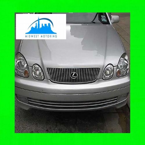 2001-2005 lexus gs chrome trim for grill grille w/5yr warranty gs300 g400 gs430