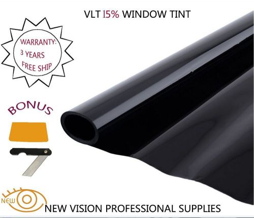 New vision vlt15% 500mmx6m 2ply 2mil src window tint film car auto house