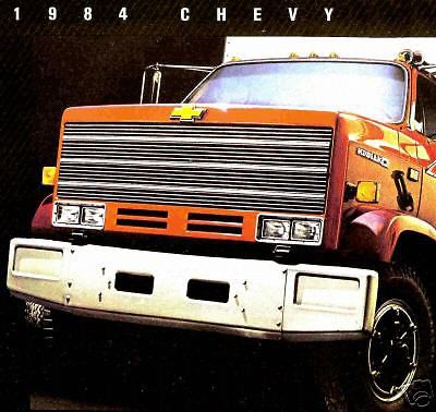 1984 chevy medium conventional truck brochure -chevy medium-50 60 70 trucks