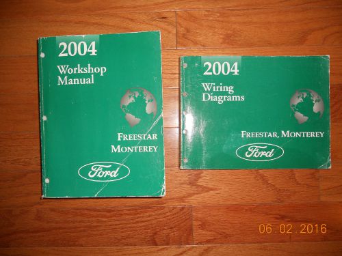 Oem 2004 ford freestar, mercury monterey service repair shop manual &amp; wiring