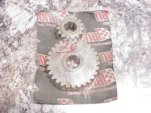 Vintage new national halibrand set #26 quick change rear end gears 6 spline j5