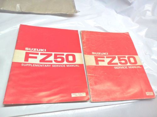 1981 suzuki fz50 supplementary &amp; service  repair manuals  99000-85057-0e3