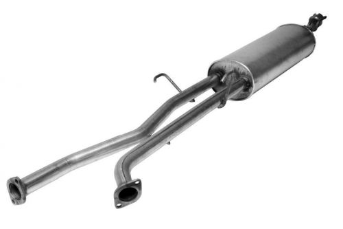 Exhaust muffler assembly-quiet-flow ss muffler assembly fits 07-11 toyota tundra