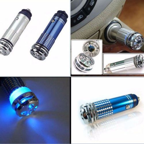 Car purifier &amp; ionizer auto car fresh air purifier led in car oxygen bar