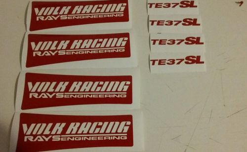 Volks racing te37sl spoke sticker for 18 and 19 inch wheels