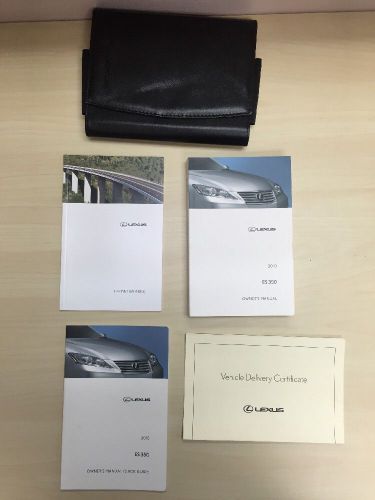 2010 lexus es350  owner&#039;s owners manual with case oem