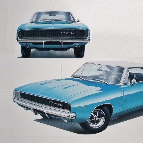 Charger r/t se 500 dodge: 1968 1969 1970 426 hemi - 28 dealer posters art prints