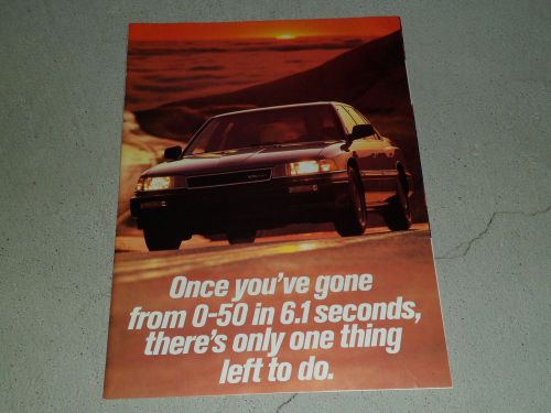 1987 acura legend article / ad