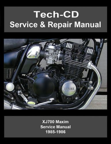 Yamaha xj700 maxim service &amp; repair manual xj 700 1985 1986