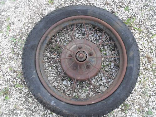 Early ford model a  car truck wheel rim tire 21 inch