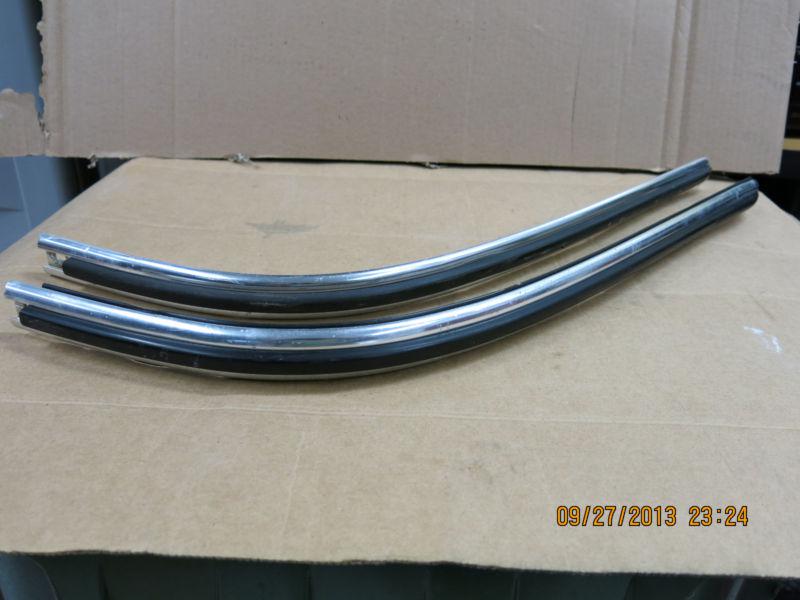 Porsche 911/912 r/l rear bumper alum deco/rubber trim-1965-1968 good condition