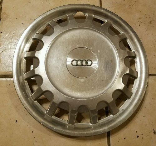 (1) vintage oem 1978-1979 audi 5000 14&#034; hubcap full wheel cover p/n 431601147a