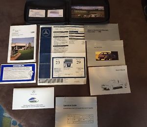 1996 mercedes c220 c280 c36 amg c-class owners manual set