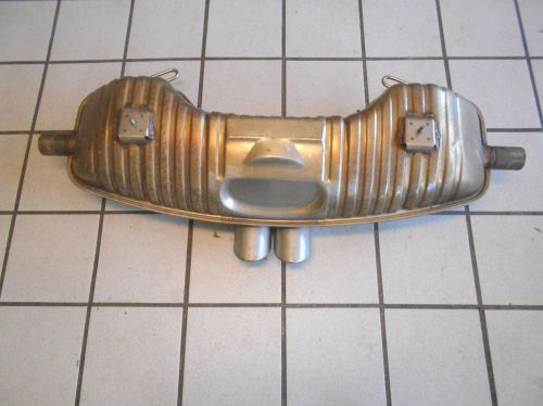 Porsche 986 boxster  s muffler 2.7 l 3.2 l dual tip gillet 99611114105