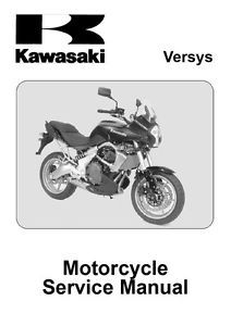 Kawasaki kle650 versys repair service manual 2007-2008 print book. free shipping