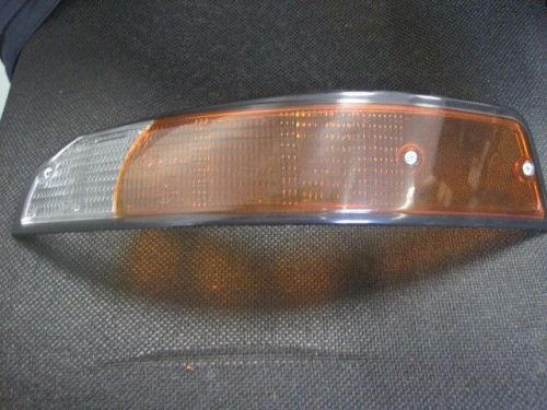 Signal lens,left,euro,black trim, porsche 911/912 (69-73) 911-631-943-00 genuine