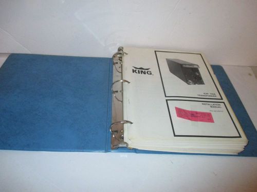 King transponder kxp 750/750 a aircraft maintenance manual king 750a