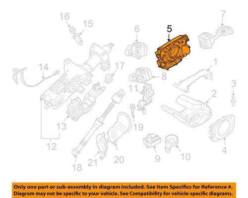 Bmw oem 06-07 650i steering column-switch housing 61319115166