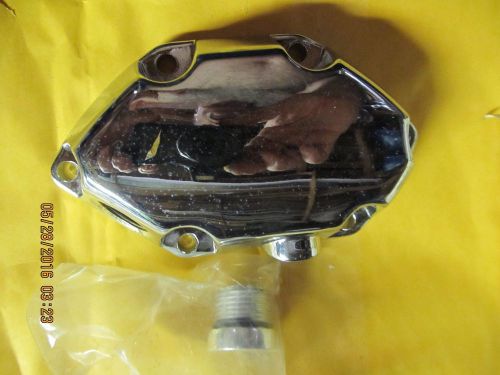 Harley davidson chrome transmission side cover 1980-1986 old 5speed style