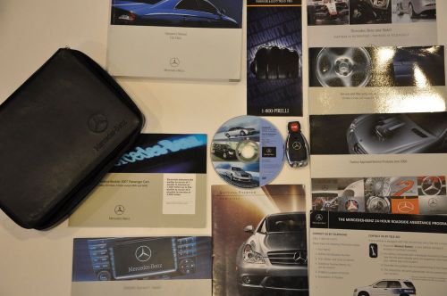 2007 mercedes benz cls owner manual with case, key fob and map dvd