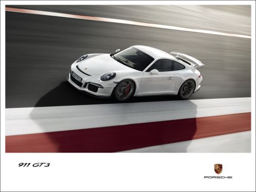 2013 porsche 911 991 gt3  poster print (80cm x 60cm)