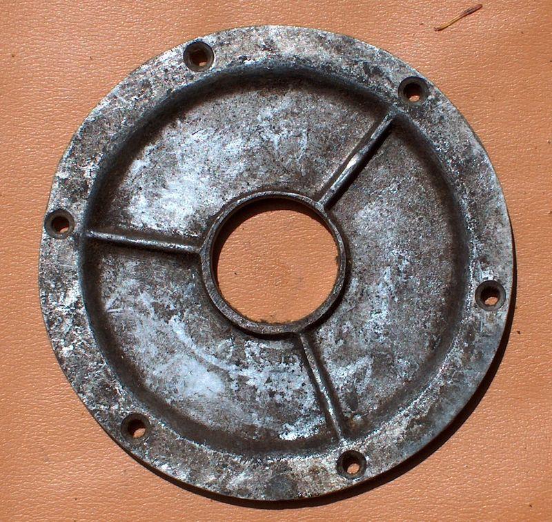 Used triumph unit construction inner sprocket cover 