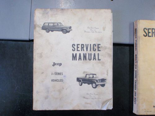 1972 jeep j series service manual j 100 200 300 wagon pickup