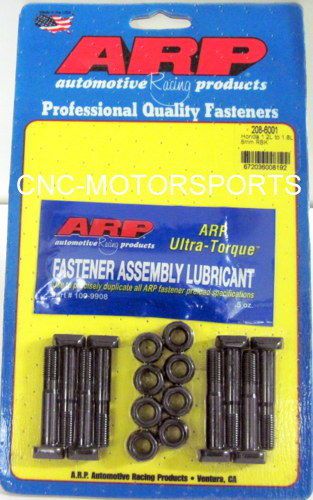 Arp rod bolt kit 208-6001 honda/acura 1.2l 1.6l 1.8l m8 high performance 8740