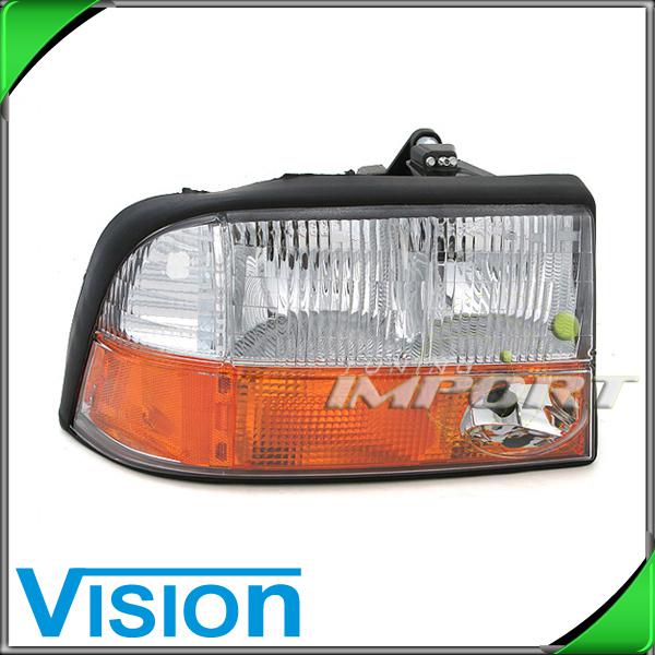 Passenger right side headlight lamp assembly replacement new 1998-2001 gmc jimmy