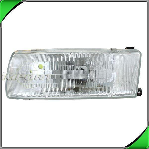 91-92 nissan sentra se gxe clear chrome right passenger head light lamp housing