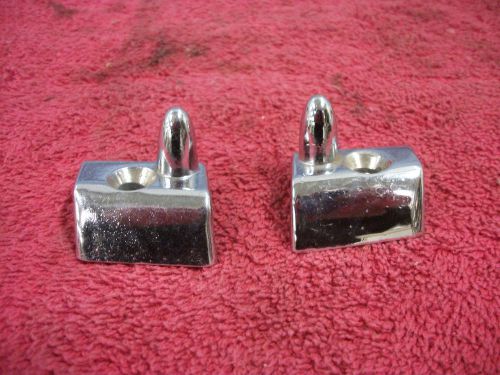 1963-67 corvette convertible top front header pins, used