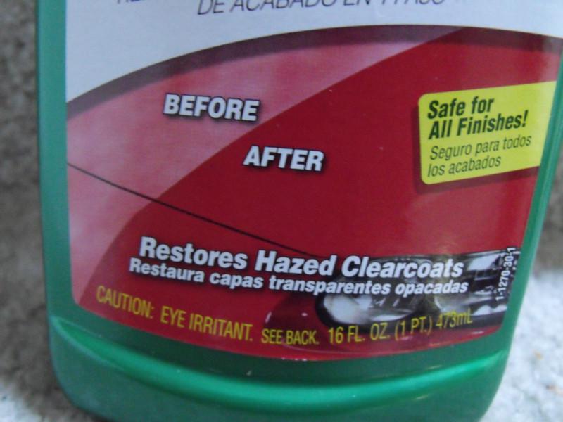 *nwt*turtle wax 1-step color back restores hazed clearcoats 16 oz 473ml