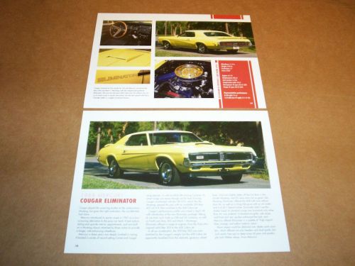 69 1969 mercury 428 cj cougar eliminator magazine article