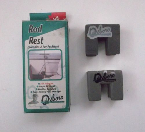 New oxboro brand two pack of self adhesive rod rests