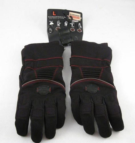 Harley davidson womens large ashbury black gloves  new w/ tag