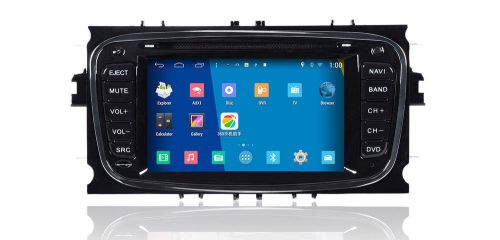 2din 6.2&#034; pure android 4.4 s160 car dvd player gps mirrorlink aux for ford focus