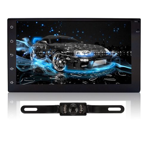 Free camera+1024*600 quad-core android 4.4 car stereo gps navi player universal