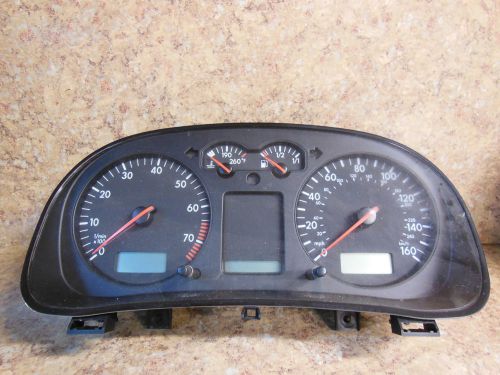 2002 vw jetta golf speedometer instrument cluster dash panel only 138k miles