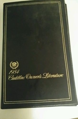 1984 cadillac owners manual hearse