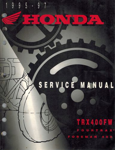 Honda trx400fw fourtrax service manual 1995-97