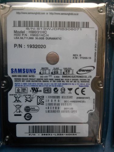 Mygig hdd rer (usa version), samsung hm031hc (automotive)