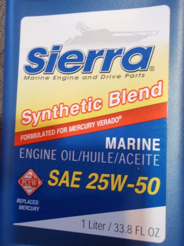 3 gallon sierra marine synthetic oil blend sae 25w 50