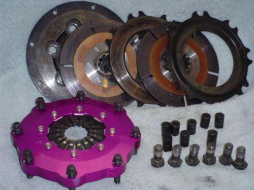 Ace dual disc 5.5&#034; chevy mini clutch imca 5-1/2&#034; 10 spline race racing modified