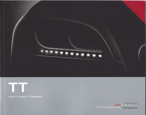 2014 audi tt coupe &amp; roadster  &amp;  tts  54 page prestige brochure