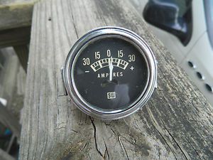 Stewart warner standard series electrical ammeter gauge 2 1/16&#034; dia black face