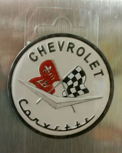 Chevrolet corvette emblem tool box magnet garage decor 396 427 z06 z51 chevy ls4